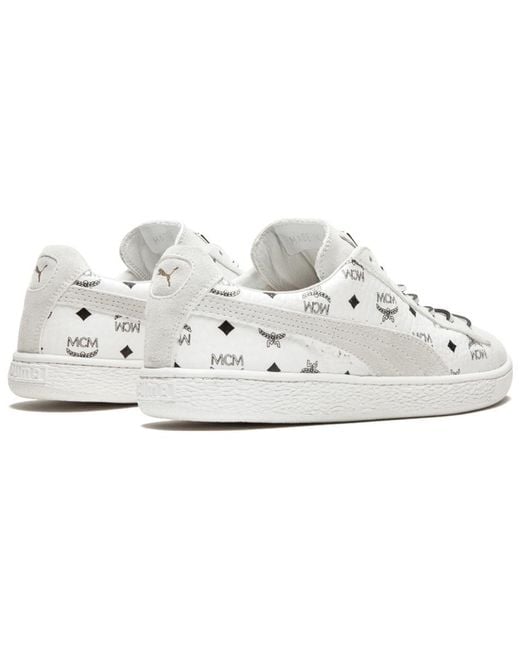 PUMA White Mcm X Suede 'Whisper' for men