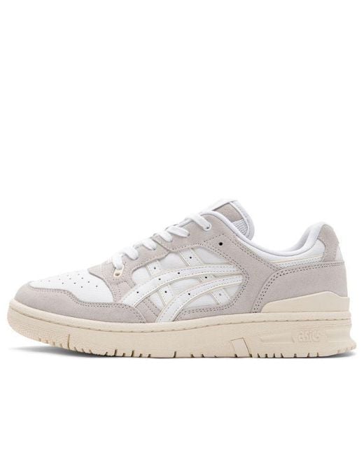 Asics White Ex89 Sportstyle Shoes 'Cream' for men