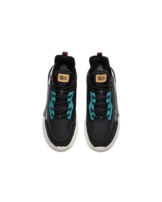 Anta Blue Retro Low Sneakers for men