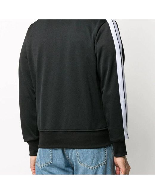 Palm Angels Black Side Stripe Sports Jacket for men