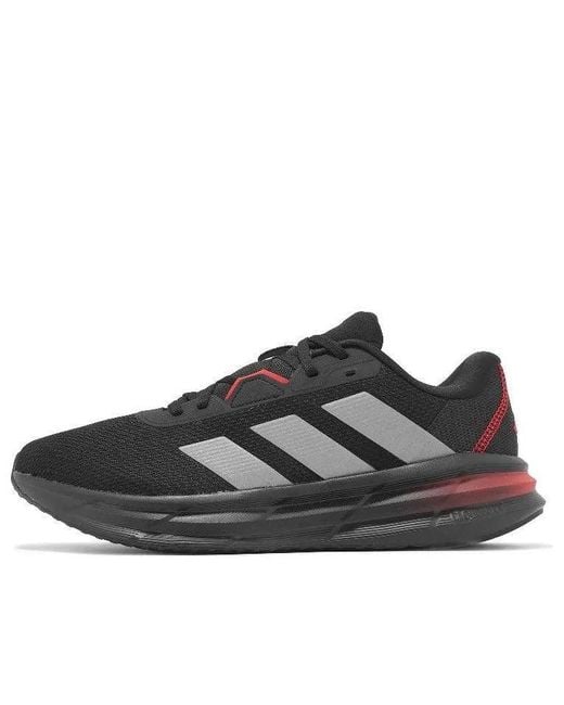 Adidas Black Galaxy 7 Iron Metallic Scarlet' for men