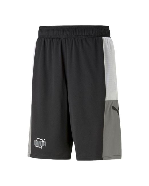 PUMA Black Training Basketball Shorts for men