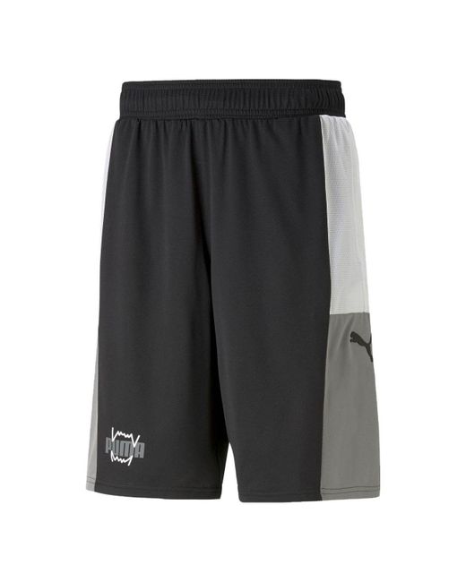 PUMA Black Training Basketball Shorts for men