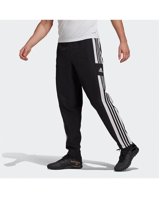 Adidas Black Pre Pnt Classic Stripe Soccer/Football Sports Long Pants for men