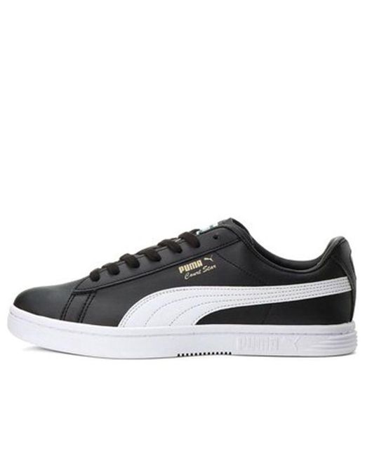PUMA Black Court Star Low-Top Sneakers for men