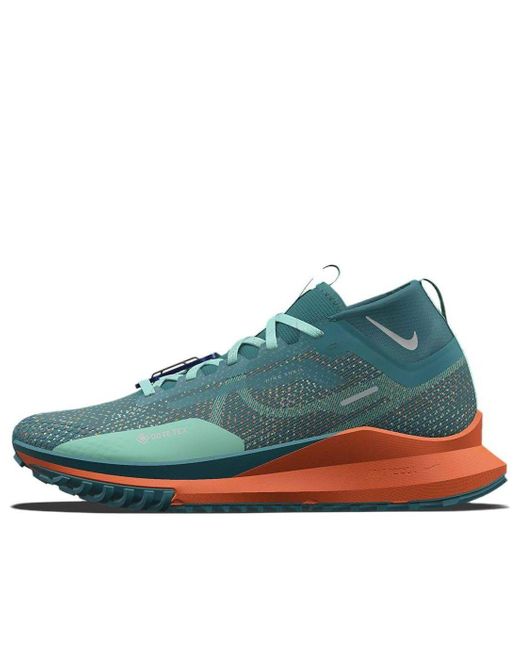 Nike Blue Pegasus Trail 4 Gore-tex By You Custom Waterproof Trail-running Shoes for men