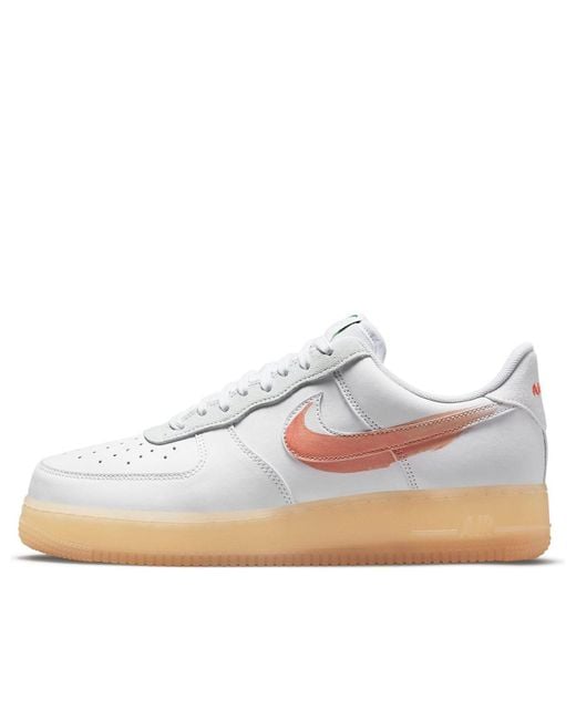 Nike White X Mayumi Yamase Air Force 1 Flyleather 'Earth Day' for men