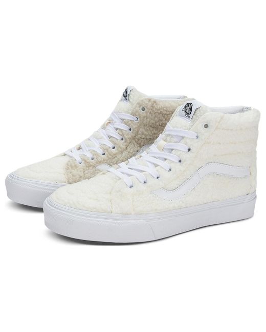 Vans White Sk8-Hi for men