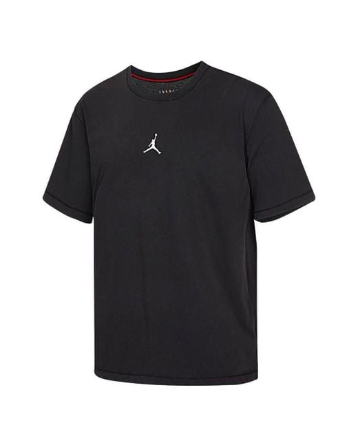 Nike Black Logo Printing Sports Pullover Round Neck Short Sleeve T-Shirt for men