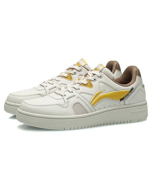 Li-ning White Sports Fashion Skateboarding for men