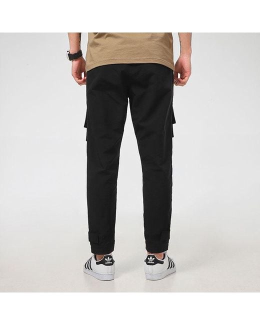 New Balance Black Streetwear Cargo Pants for men