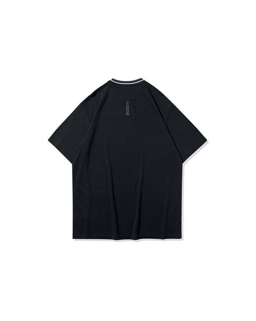 Li-ning Black Wade Logo Loose Fit T-shirt for men