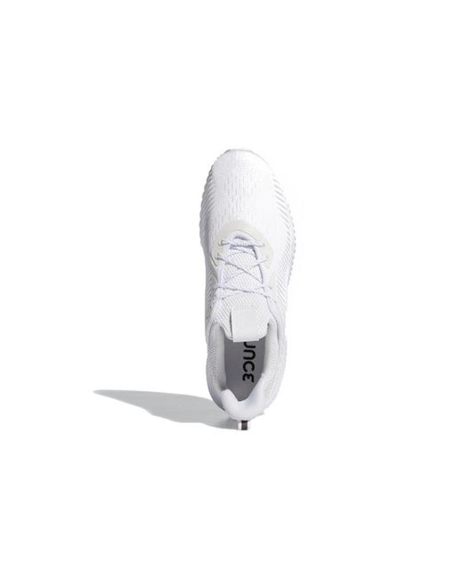 Adidas White Alphabounce 1 for men