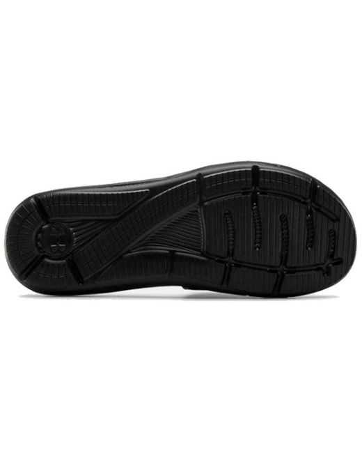 Under Armour Black Mercenary Slippers for men