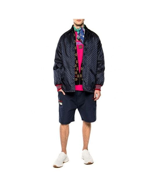 Gucci Blue Techno Fabric Bermuda-shorts for men