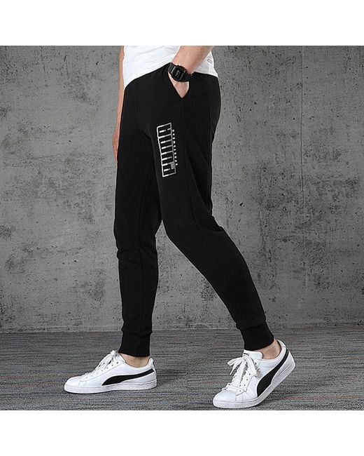 PUMA Black Athletics Sweatpants for men