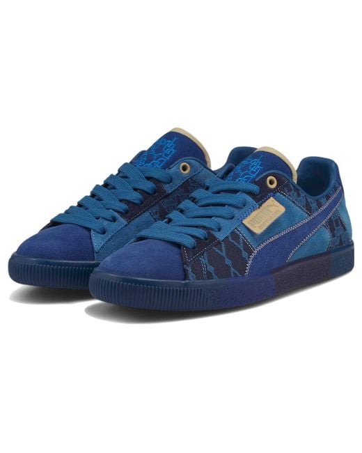 PUMA Blue Clyde Vintage X Dapper Dan 'Pre-Game Runway for men