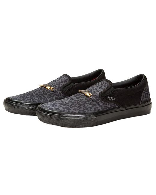 Vans Black Cher Strauberry X Skate Slip-On 'Cheetah' for men