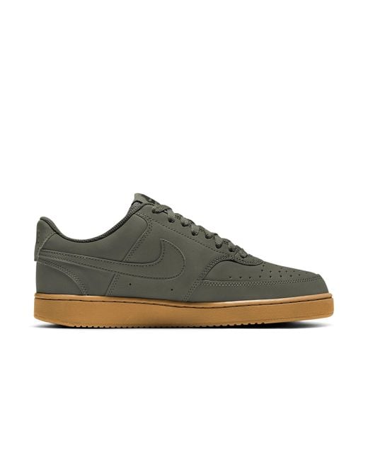 Nike Brown Court Vision Low Dark for men
