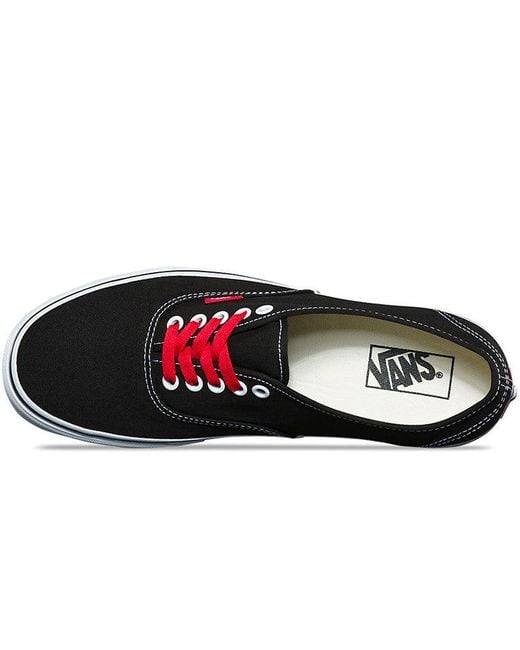 Vans Black Authentic 'Sketch Sidewall' for men