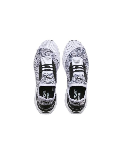 PUMA White Avid Evoknit 'Mosaic' for men