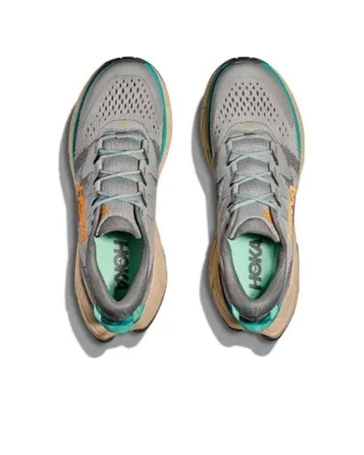 Hoka One One Blue Skyline-Float X 'Slate Oat Milk' for men