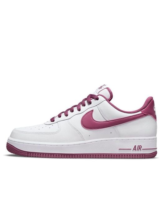 Nike White Air Force 1 '07 'Light Bordeaux' for men