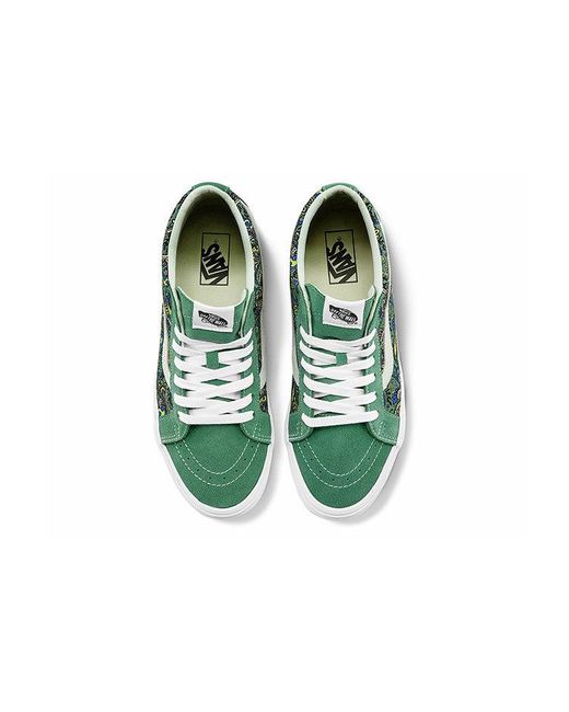 Vans Green Sk8-Mid Reissue 'Paisley for men