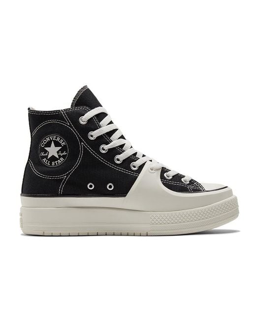 Converse Black Chuck Taylor All Star Construct Hi for men