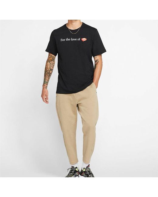 Nike Black Sportswear Ftwr Pack 3 Short Sleeve for men
