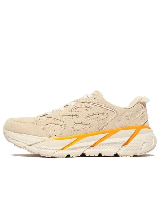 Hoka One One Natural Clifton L Suede 'Short Bread' for men