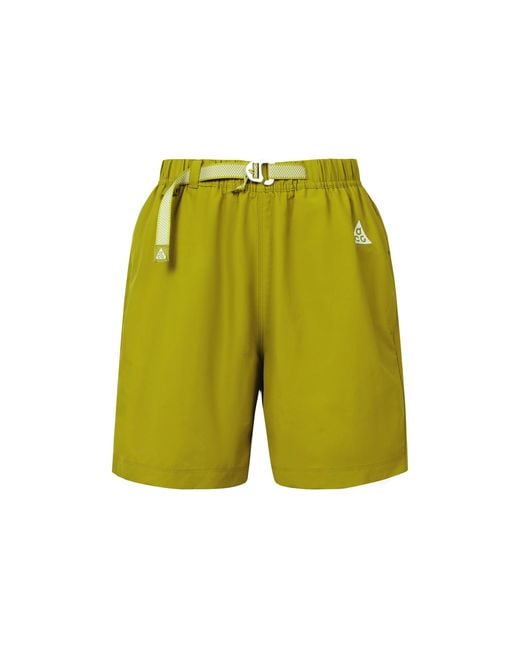 Nike Green Acg Trail Shorts 'Moss' for men