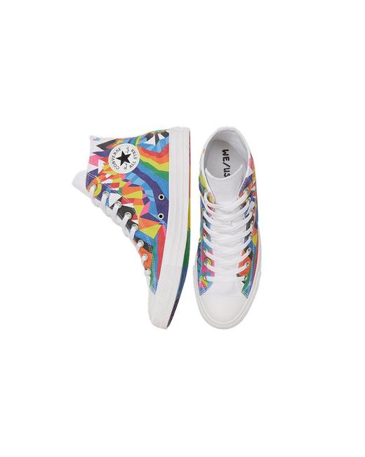 Converse Blue Chuck Taylor All Star High 'Pride' for men