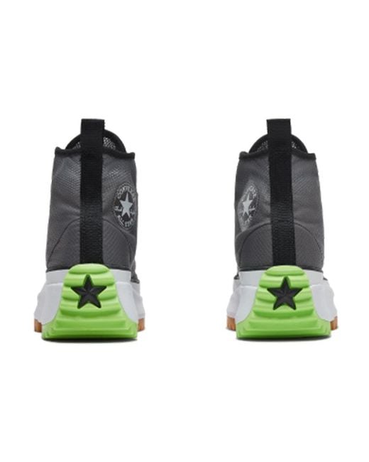 Converse Blue Run Star Hike High 'Concrete Heat for men