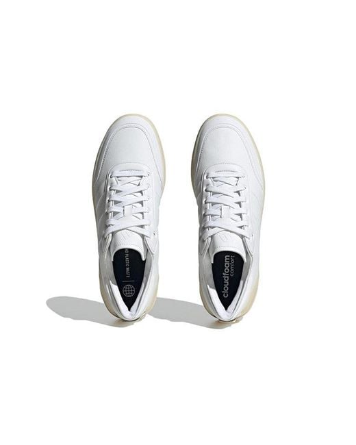 Adidas White Court Revival Shoes for men