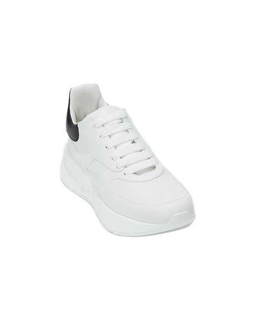 McQueen White Oversized Runner for men