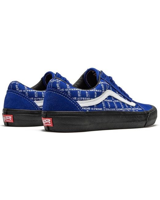 Vans Blue Old Skool Pro "Supreme for men