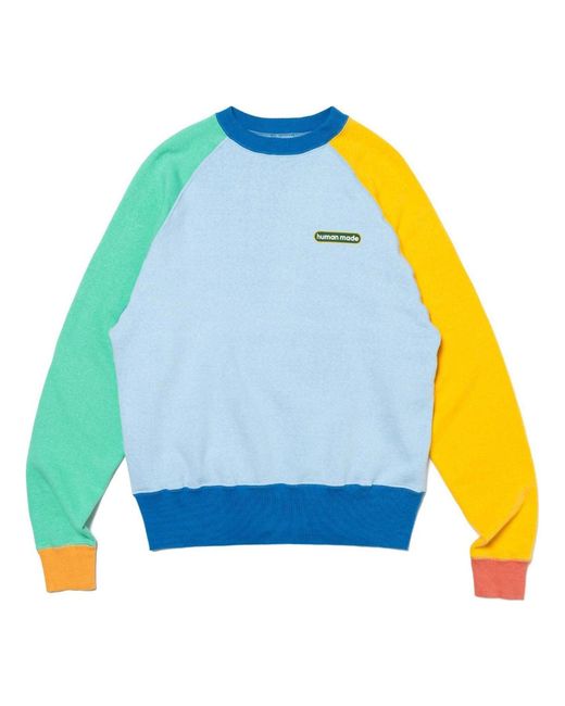 Human Made Blue Crazy Tsuriami Sweatshirt for men