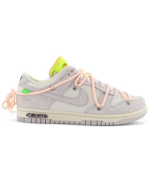 Nike Pink X Off- Dunk Low 'Lot 12 Of 50' for men
