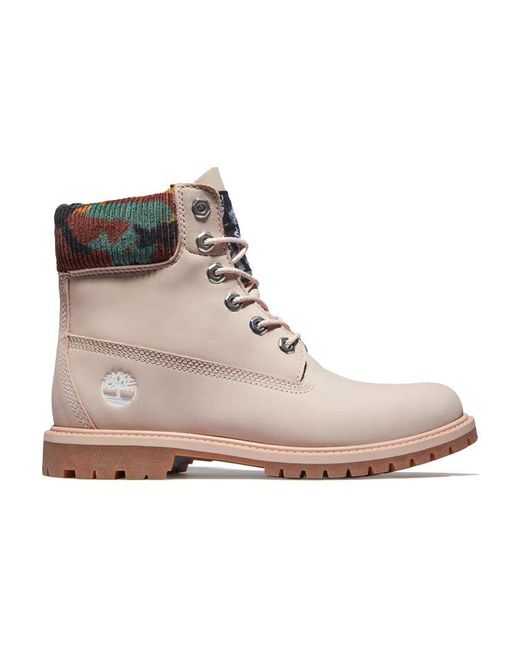 Timberland Brown Heritage 6 Inch Waterproof Boots
