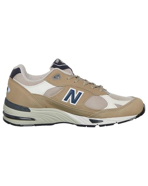 New Balance White 991 Made for men