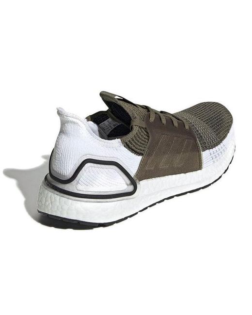 Adidas Brown Ultraboost 19 'Raw Khaki' for men