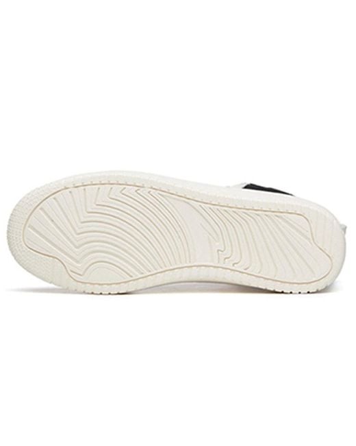 Anta White Skateboarding Series Sneakers High for men