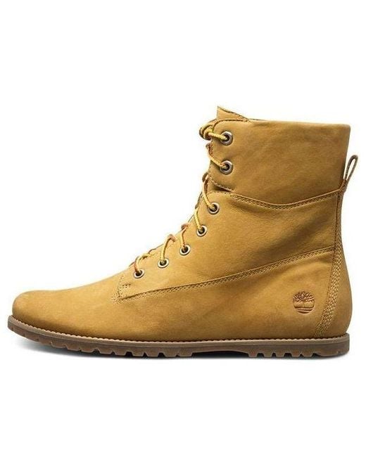 Timberland Natural (Wmns) Joslin Mid Size Zip Boots 'Wheat Nubuck'
