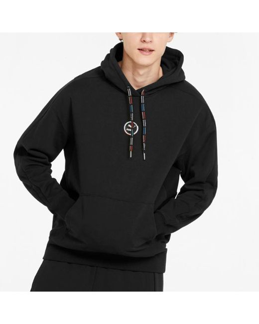 PUMA Black Circle Logo Hoodie for men