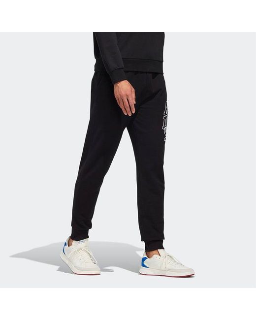 Adidas Black Neo Lacing Printing Sports Pants for men