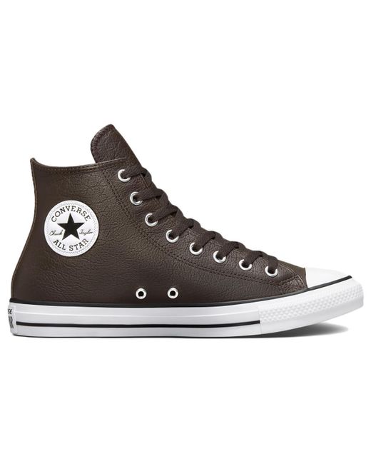 Converse Brown Chuck Taylor All Star Tumbled Leather High 'Velvet' for men
