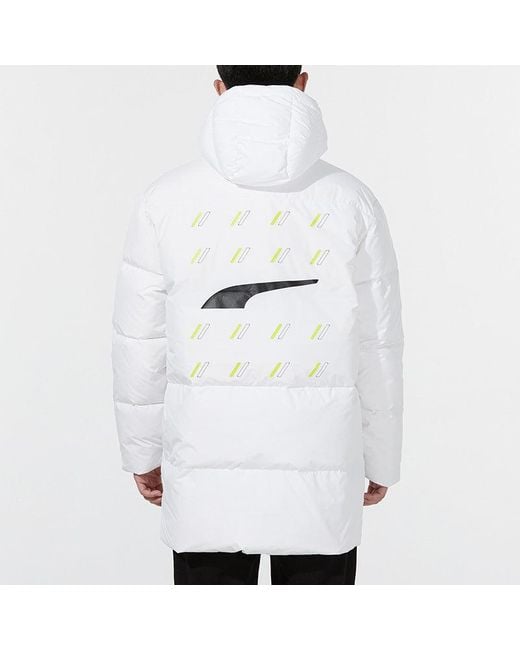PUMA White Windproof Down Warm Jacket for men