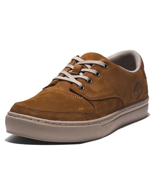Timberland Brown Adventure 2.0 Oxford Shoes 'Rust Nubuck' for men