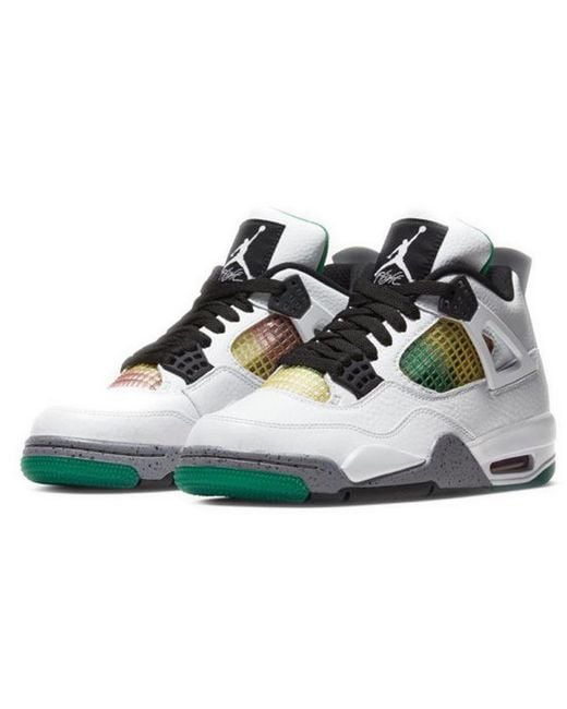 Nike White (Wmns) 4 Retro 'Rasta'